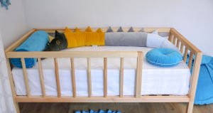 Baby Kinder Ghazal Doğal Montessori Bebek ve Çocuk Karyolası