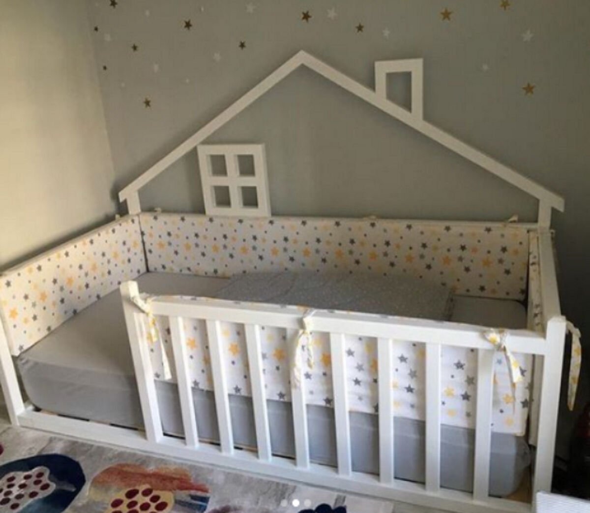 Baby Kinder Star Happy Montessori Bebek ve Çocuk Karyolası