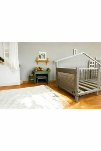 Panorama Doğal Ahşap Montessori Bebek ve Çocuk Karyolası