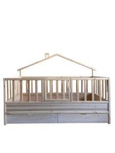Baby Kinder Royal Montessori Doğal Bebek Çocuk Karyolası