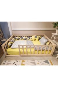 Trendy Montessori Doğal Bebek Ve Çocuk Karyolası