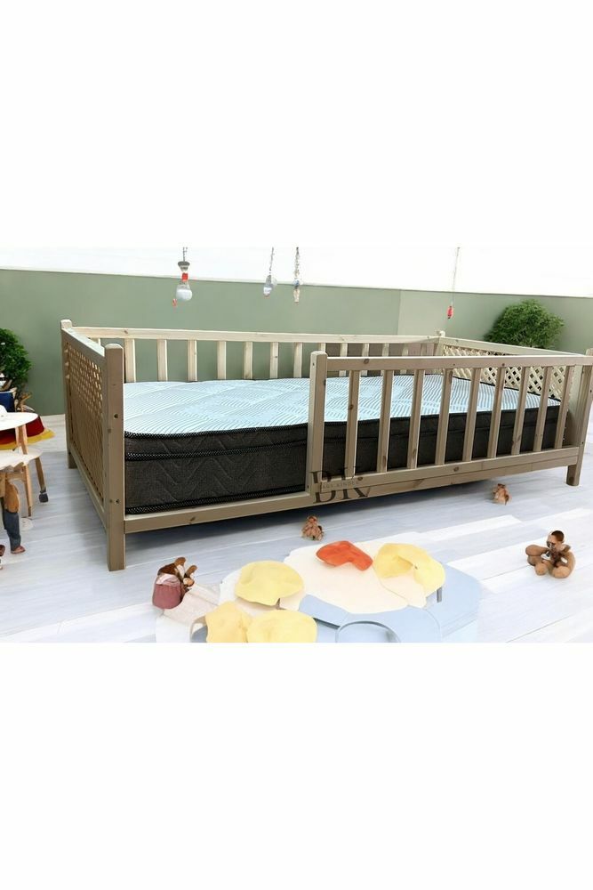 So Chic Doğal Ahşap Montessori Bebek ve Çocuk Karyolası