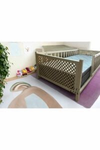 So Chic Doğal Ahşap Montessori Bebek ve Çocuk Karyolası