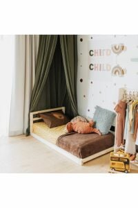 BABY KİNDER SWEET DOĞAL AHŞAP MONTESSORİ BEBEK VE ÇOCUK KARYOLASI