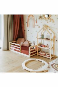 BABY KİNDER DOĞAL AHŞAP MONTESSORİ BEBEK VE ÇOCUK KARYOLASI